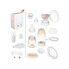 CANPOL Twin električna pumpica za izmazanje sa pumpicom za nos 12/212 CANPOL Twin električna pumpica za izmazanje sa pumpicom za nos 12/212