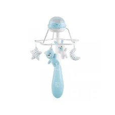 CHICCO Muzička vrteška sa dugom, plava