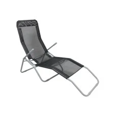 CHOMIK Ležaljka za baštu/plažu crna LEZ5897