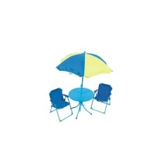 Denis Dečija vrtna garnitura žuto-plava, 4-delna