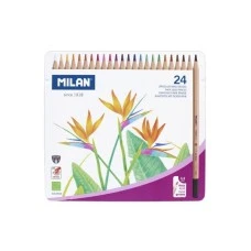 DEXY CO MILAN DRVENE BOJICE 24 KOM METALNA KUTIJA