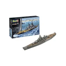 DEXY CO REVELL MAKETA MODEL SET BATTLESHIP USS NEW JERSEY