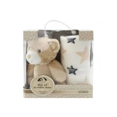 DEXY CO Slatki snovi ćebe i igračkica meda DEXY CO Slatki snovi ćebe i igračkica meda