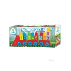 DOHANY TOYS Kocke vozić sa brojevima DOHANY TOYS Kocke vozić sa brojevima