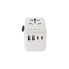 DVICED Universal travel adapter 28W - White
