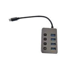 E-GREEN USB 3.1 tip C - HUB Superbrzi 4port USB 3.0 sa prekidačima