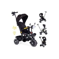 ECO TOYS 2u1 tricikl sa rotirajućim sedištem WQL-186 Black ECO TOYS 2u1 tricikl sa rotirajućim sedištem WQL-186 Black