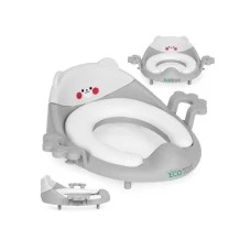 ECO TOYS Adapter za wc šolju sa rukohvatima, Gray