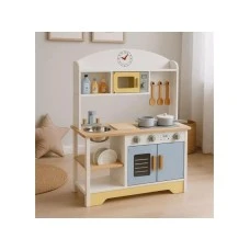 ECO TOYS Decija kuhinja , Rerna, masina za pranje vesa, mikrotalasna i 12 dodataka