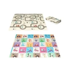 ECO TOYS Edukativna podloga za igru sa dva lica sklopiva sa torbom