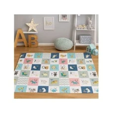 ECO TOYS Podloga za igru sa dva lica, sklopiva sa torbom 200X150