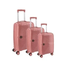 EMPIRE Ibiza, kofer, set 3 komada, PP, roze zlato