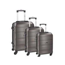 EMPIRE Porto, kofer, set 3 komada, ABS, tamno siva EMPIRE Porto, kofer, set 3 komada, ABS, tamno siva