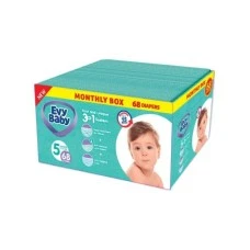 EVY BABY Pelene Box 5 Junior 11-25kg - 68 kom 3u1