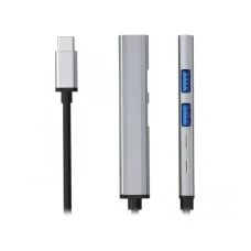 FAST ASIA Adapter USB 3.1 tip-C na 3xHUB 3.0+TIP C+ PD