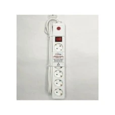 FAST ASIA Produžni kabl 6r/3m sa prekidacem i zaštitom 3x1,5mm (Linkom) - beli