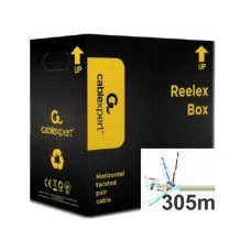 GEMBIRD FPC-5270E-SOL FTP cat5E Indoor, solid 24AWG, 0,51mm premium CCA kotur pun presek 305m GEMBIRD FPC-5270E-SOL FTP cat5E Indoor, solid 24AWG, 0,51mm premium CCA kotur pun presek 305m