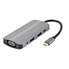 GEMBIRD Tip-C 8-u1 multiport USB hub (A-CM-COMBO8-02) GEMBIRD Tip-C 8-u1 multiport USB hub (A-CM-COMBO8-02)