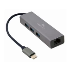GEMBIRD USB-C Gigabit network adapter + 3-port USB 3.1 HUB (A-CMU3-LAN-01) GEMBIRD USB-C Gigabit network adapter + 3-port USB 3.1 HUB (A-CMU3-LAN-01)