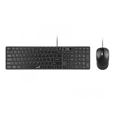 GENIUS SlimStar C126 USB US crna tastatura+ USB crni miš GENIUS SlimStar C126 USB US crna tastatura+ USB crni miš