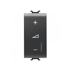 GEWISS GW12572A Chorus, taster dimer 5-150W LED, 1M, crni GEWISS GW12572A Chorus, taster dimer 5-150W LED, 1M, crni