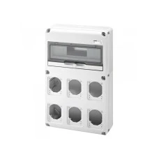 GEWISS Razvodna tabla GW68008N 14M i 6 priključnih IP44/67-IP65 bela GEWISS Razvodna tabla GW68008N 14M i 6 priključnih IP44/67-IP65 bela
