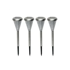 HOME Set solarnih baštenskih lampi u boji 4 kom.