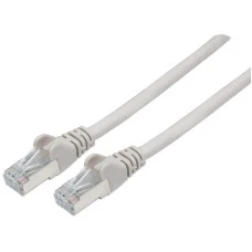 INTELLINET Patch Cable Cat7, Cat6a Plugs,SFTP,LSOH,7.5m,Gray