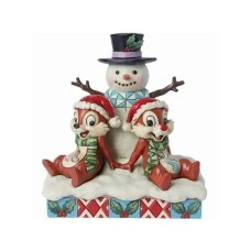 JIM SHORE Chip n Dale Snowman Figurine