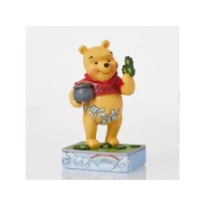 JIM SHORE Lucky Old Bear Winnie The Pooh With Clover
