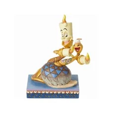 JIM SHORE Romance by Candlelight (Lumiere and Feather Duster Figurine)