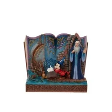 JIM SHORE Sorcerer Mickey Storybook Figurine