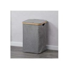 KESPER KORPA ZA PRLJAVI VEŠ SA BAMBUS OKVIROM SIVA 50CM