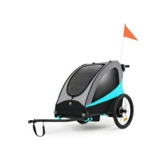 KINDERKRAFT Prikolica za bicikl kolica i sportska kolica 3U1 NAVA HAWAIIAN