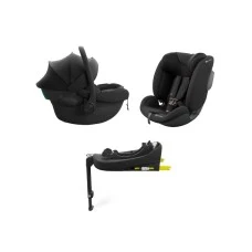 KINDERKRAFT SET AUTO SEDIŠTE I-LITE I-FIX ENDURA SAFE SA ISOFIX BAZOM, BLACK