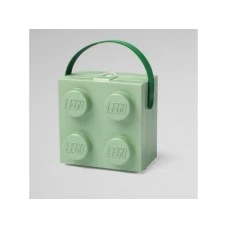 LEGO KUTIJA ZA UŽINU SA RUČKOM: PEŠČANO ZELENA