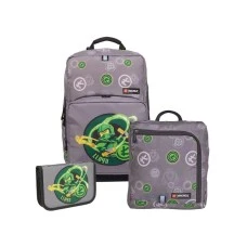 LEGO LEGO Ninjago maxi plus školski ranac, trodelni set: Elementarni gospodar energije