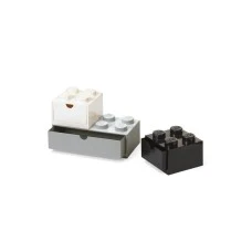 LEGO Stone fioke set (3 kom): Crna, bela, siva LEGO Stone fioke set (3 kom): Crna, bela, siva