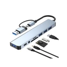 LINKOM USB+TIP C Hub 4xUSB 3.0+TIP C+SD/micro sd+ Audio