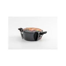 LORME Šerpa sa silikonskim poklopcem Megastone 24x10.5 cm 4L LORME Šerpa sa silikonskim poklopcem Megastone 24x10.5 cm 4L