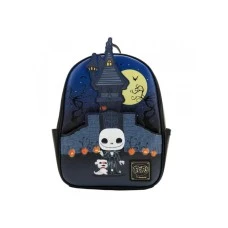 Loungefly Disney Nightmare Before Christmas Jack Skellington House Mini Backpack Loungefly Disney Nightmare Before Christmas Jack Skellington House Mini Backpack