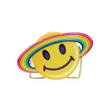 Loungefly Lisa Frank Yellow Rainbow Ring Saturn Cossbody Torba Loungefly Lisa Frank Yellow Rainbow Ring Saturn Cossbody Torba