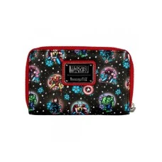 Loungefly Marvel Avengers Tattoo Zip Around Wallet Loungefly Marvel Avengers Tattoo Zip Around Wallet
