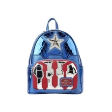 Loungefly Marvel Shine Captain America Cosplay Mini ranac Loungefly Marvel Shine Captain America Cosplay Mini ranac
