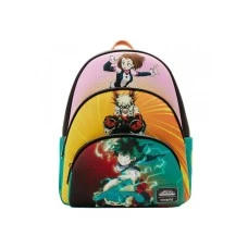 Loungefly My Hero Academia Triple Pocket Scene Mini Backpack Loungefly My Hero Academia Triple Pocket Scene Mini Backpack