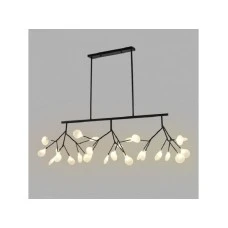 LUNA 121 Luster 27*G4(220V) Crna transparentno staklo LUNA 121 Luster 27*G4(220V) Crna transparentno staklo