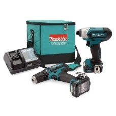 MAKITA Akumulatorski set alata CLX224SA ( DF333D akumulatorska bušilica + TD110D akumulatorski udarni odvrtač ) MAKITA Akumulatorski set alata CLX224SA ( DF333D akumulatorska bušilica + TD110D akumulatorski udarni odvrtač )