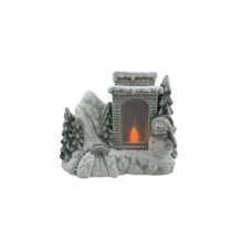 MILENIJUM Novogodišnji ukras Kamin sa svetlećim efektom 42/70233