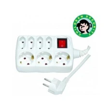 MITEA Produžni kabl sa 7 utičnica (3x1.5mm) 2m PM7P-2M