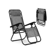 ModernHome Baštenska fotelja Zero Gravity Gray ModernHome Baštenska fotelja Zero Gravity Gray